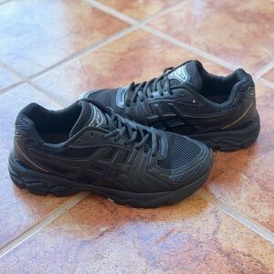 Asics Gel Kayano 14 Size 7 Men And Woman 8.5 Black Athletic Sneakers